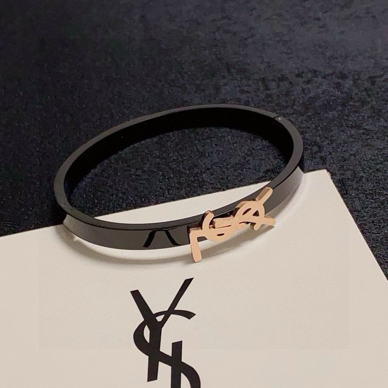 18K YSL Black Gold Bracelet