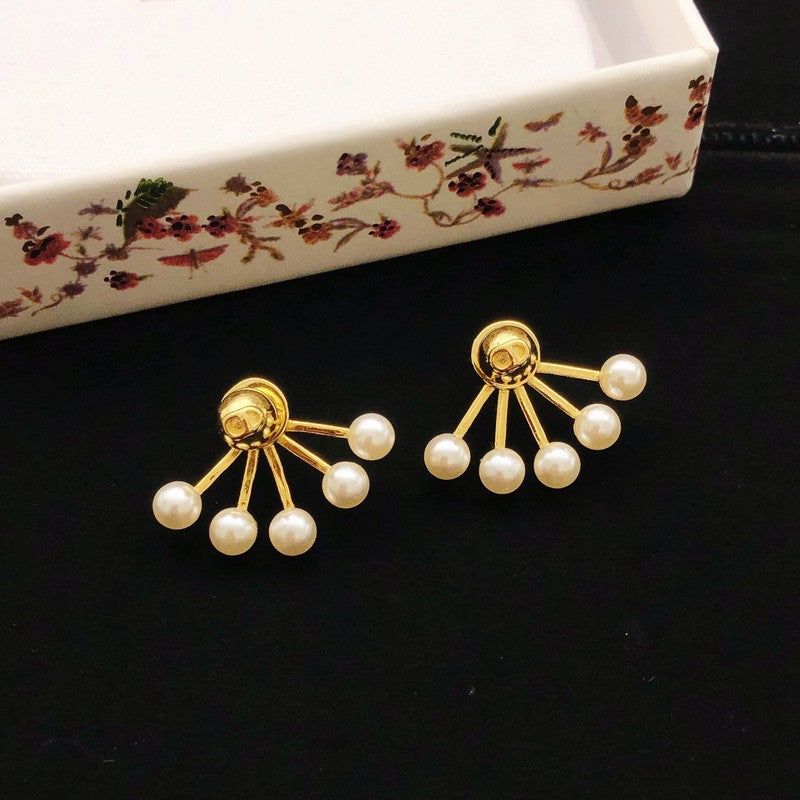 18K Dior Pearls Earrings