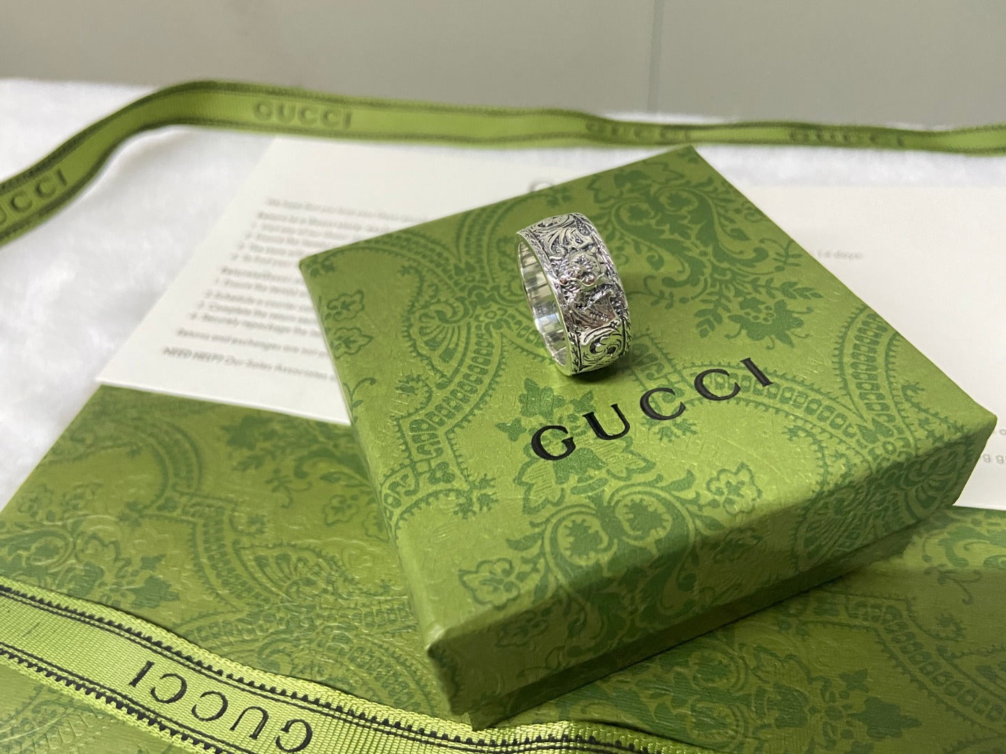 Gucci Feline Head Ring