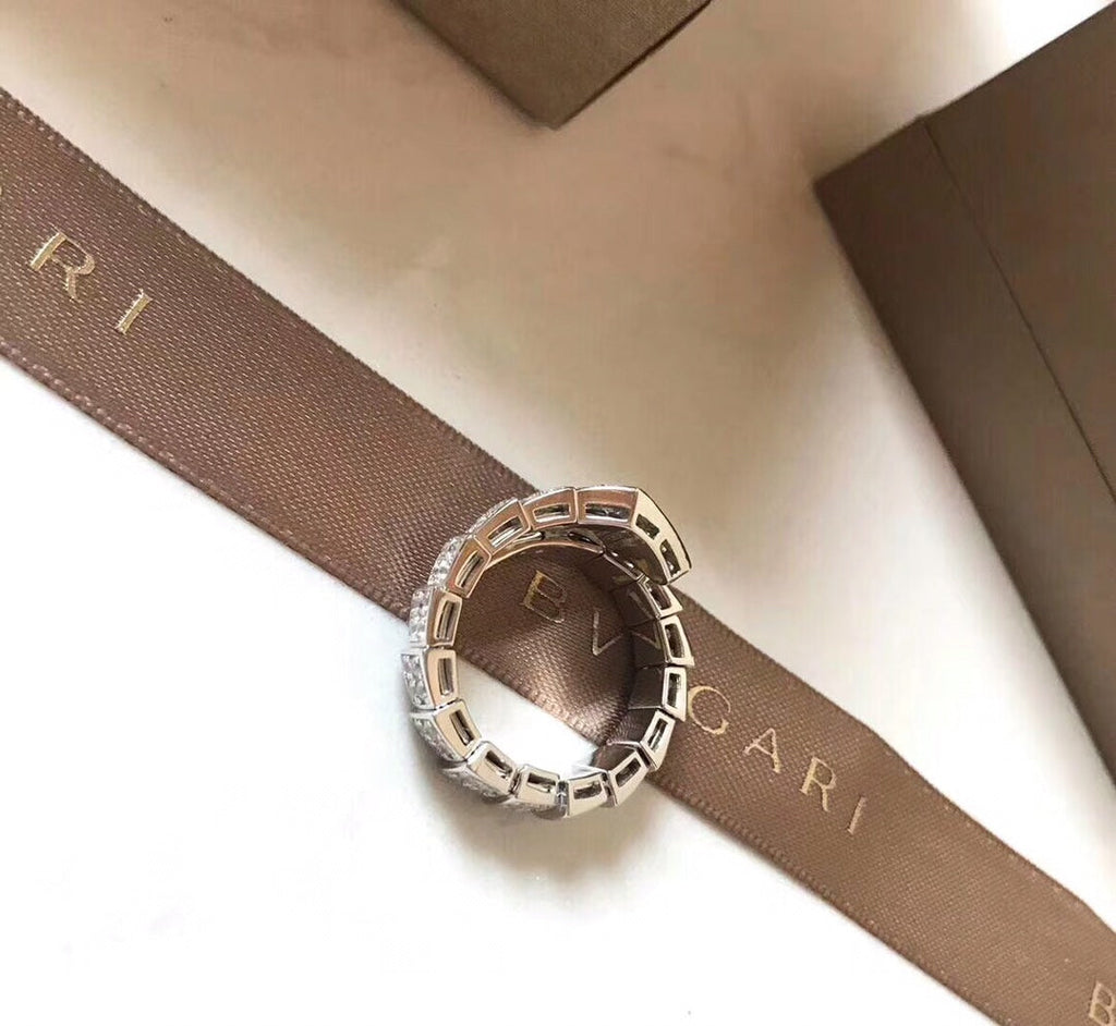 18K BVLGARI BV Serpenti Viper Ring