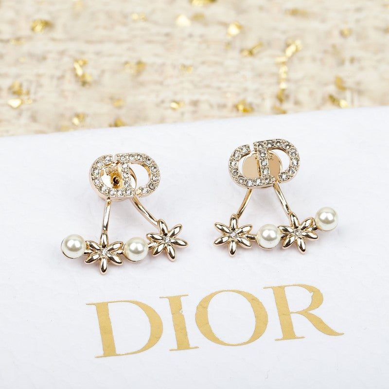 18K Dior Tribales Diamond Earrings
