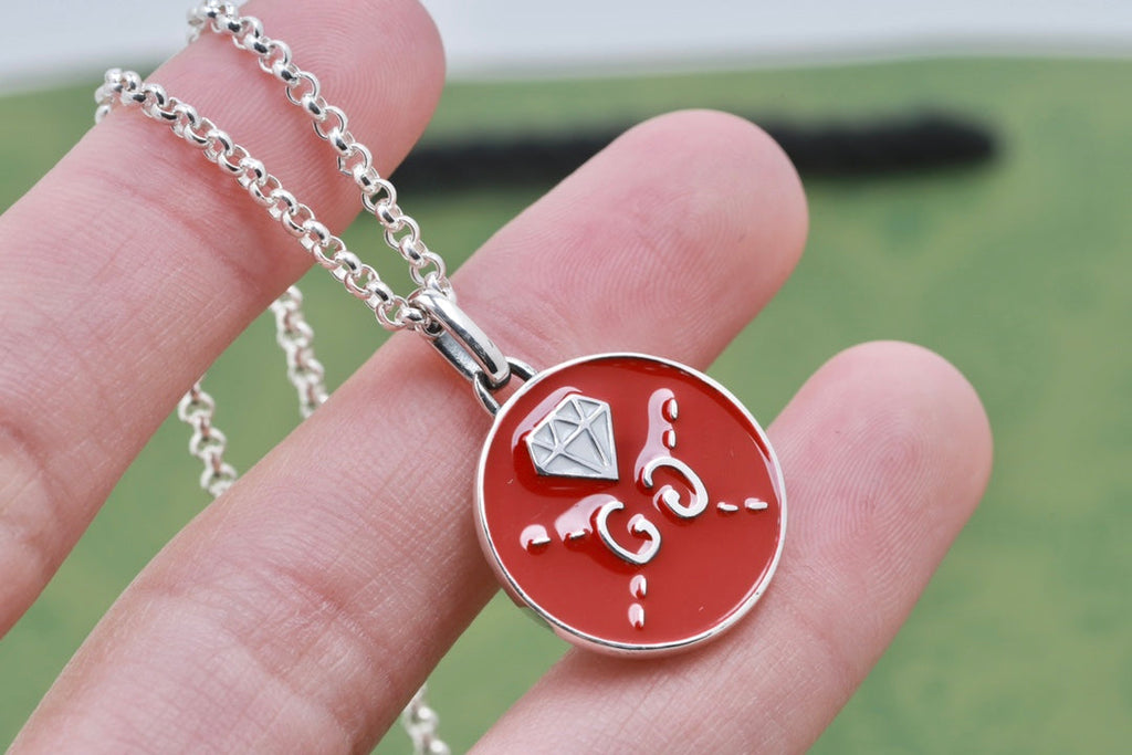 18K Gucci Ghost Red Necklace