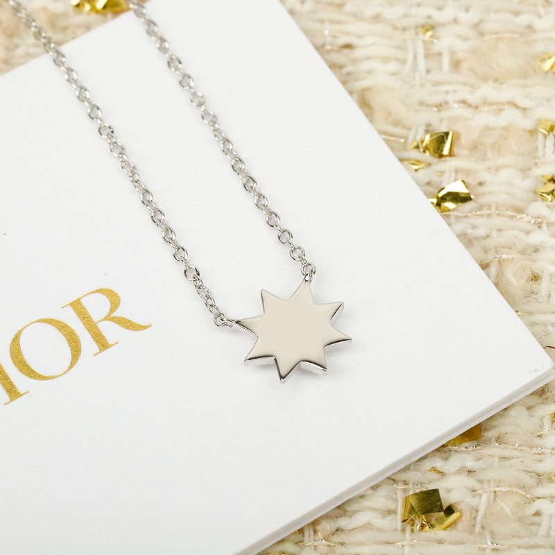 18K Dior Star Diamond Necklace