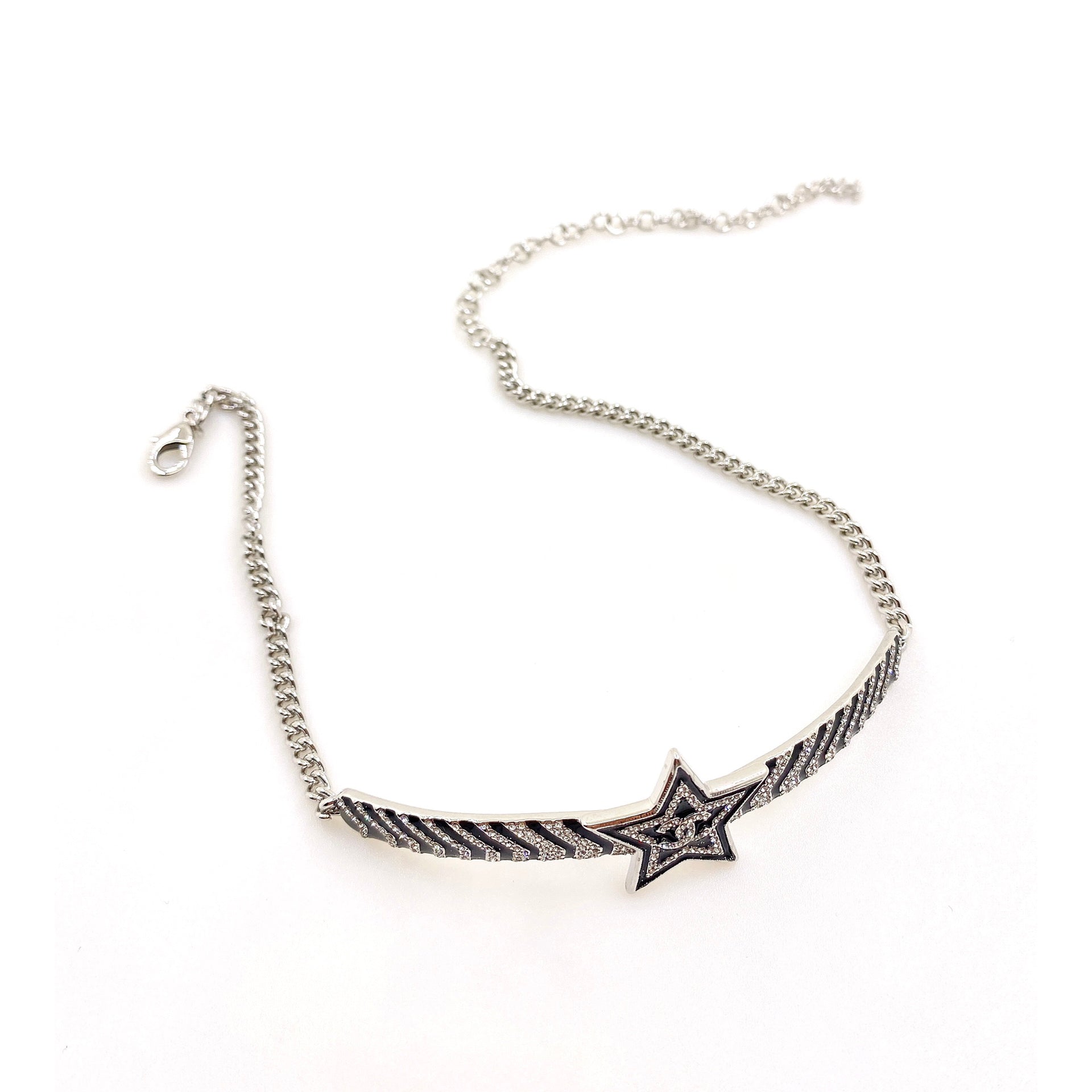 18K Chanel Star Diamonds Necklace