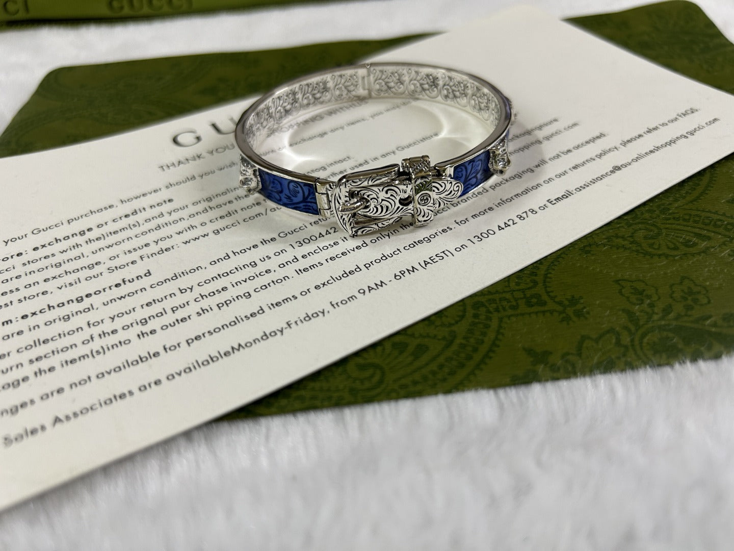 Gucci Garden Blue Bracelet