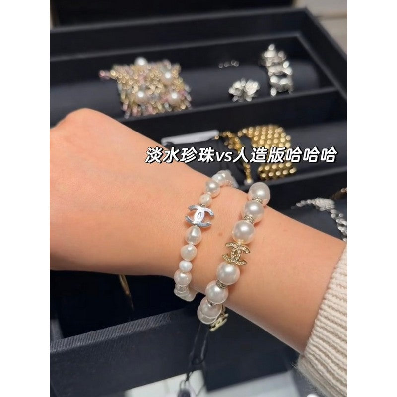 18K Chanel 26C Pearl Gold Bracelet