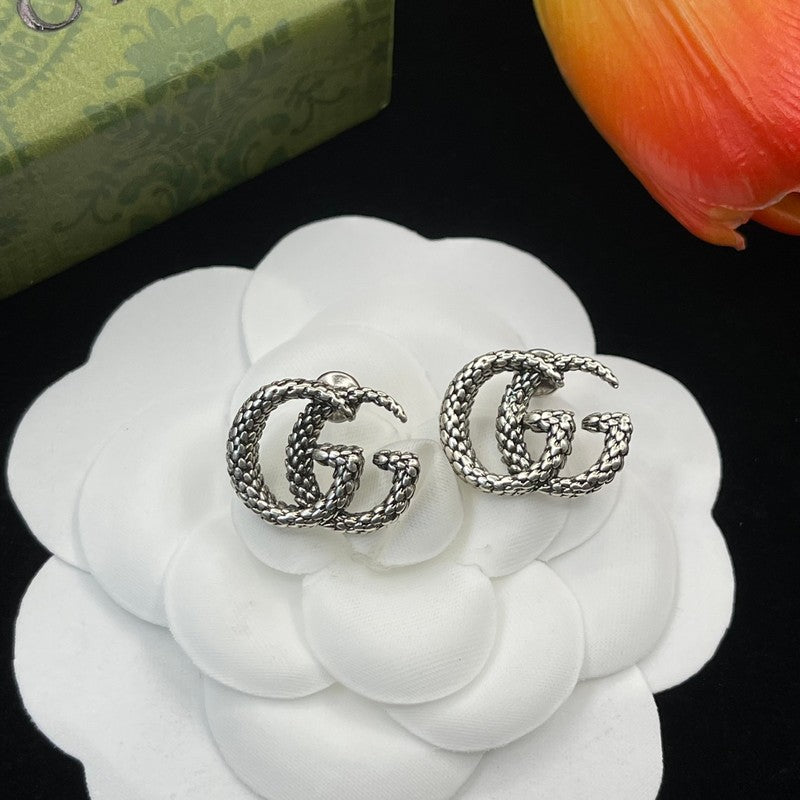 18K Gucci Twist Gold Earrings