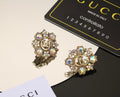 18K Gucci Blue Flowers Earrings