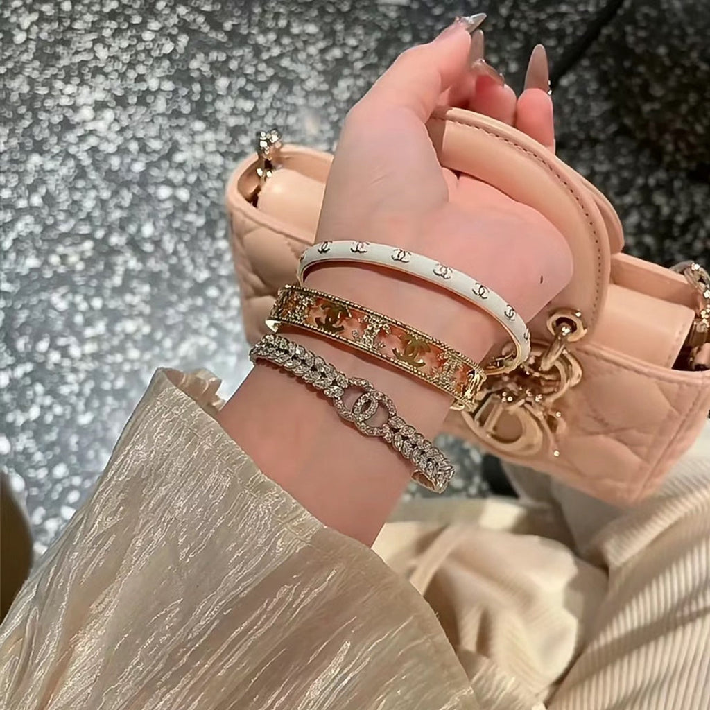 18K Chanel Open Cuff Bracelet