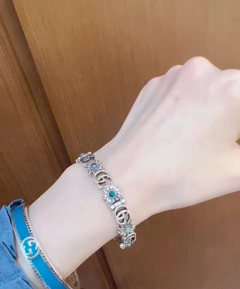 18K Gucci Flowers Bracelet