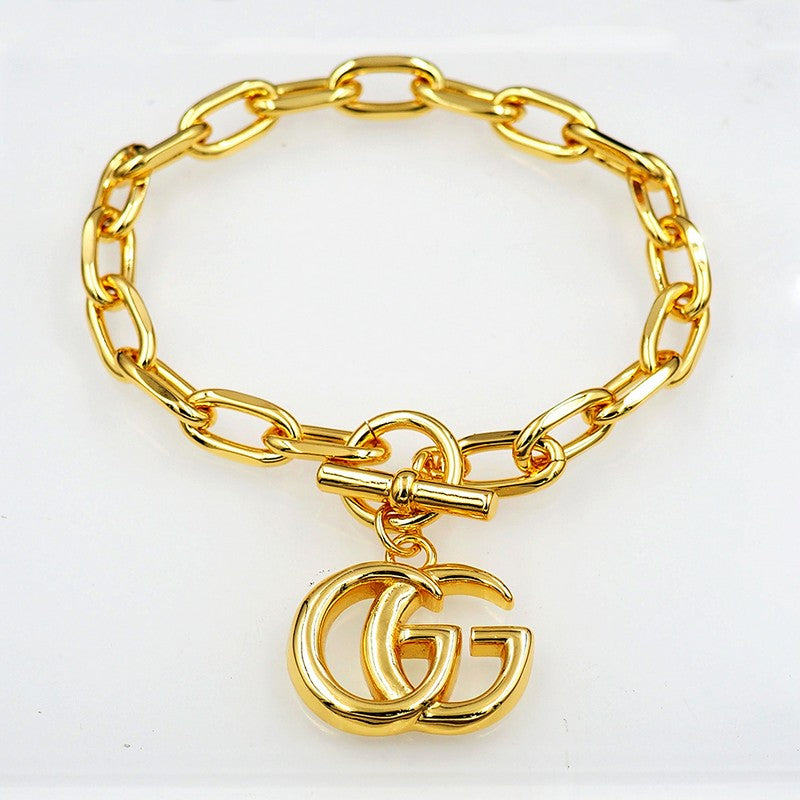18K Gucci Interlocking G Gold Bracelet