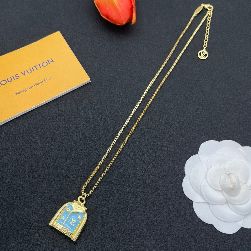 18K Louis Vuitton Dress Gold Necklace