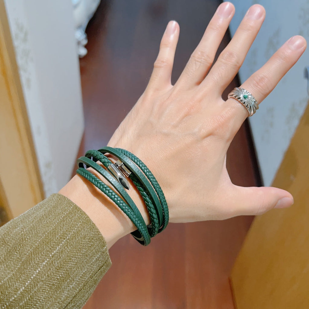 18K Gucci Anger Forrest Green Bracelet