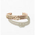 18K Chanel Pink Strass Cuff Bracelet