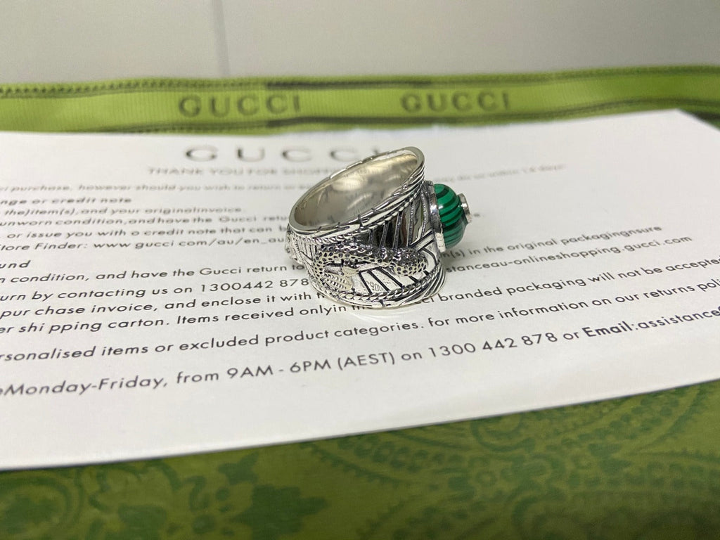 Gucci Garden Snake Interlocking G Ring