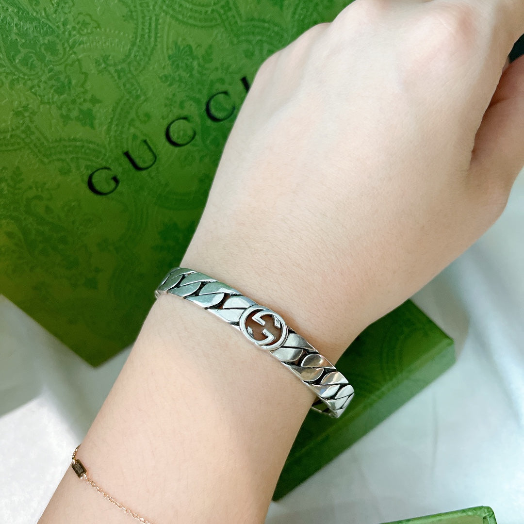 Gucci Interlocking G Rigid Bracelet