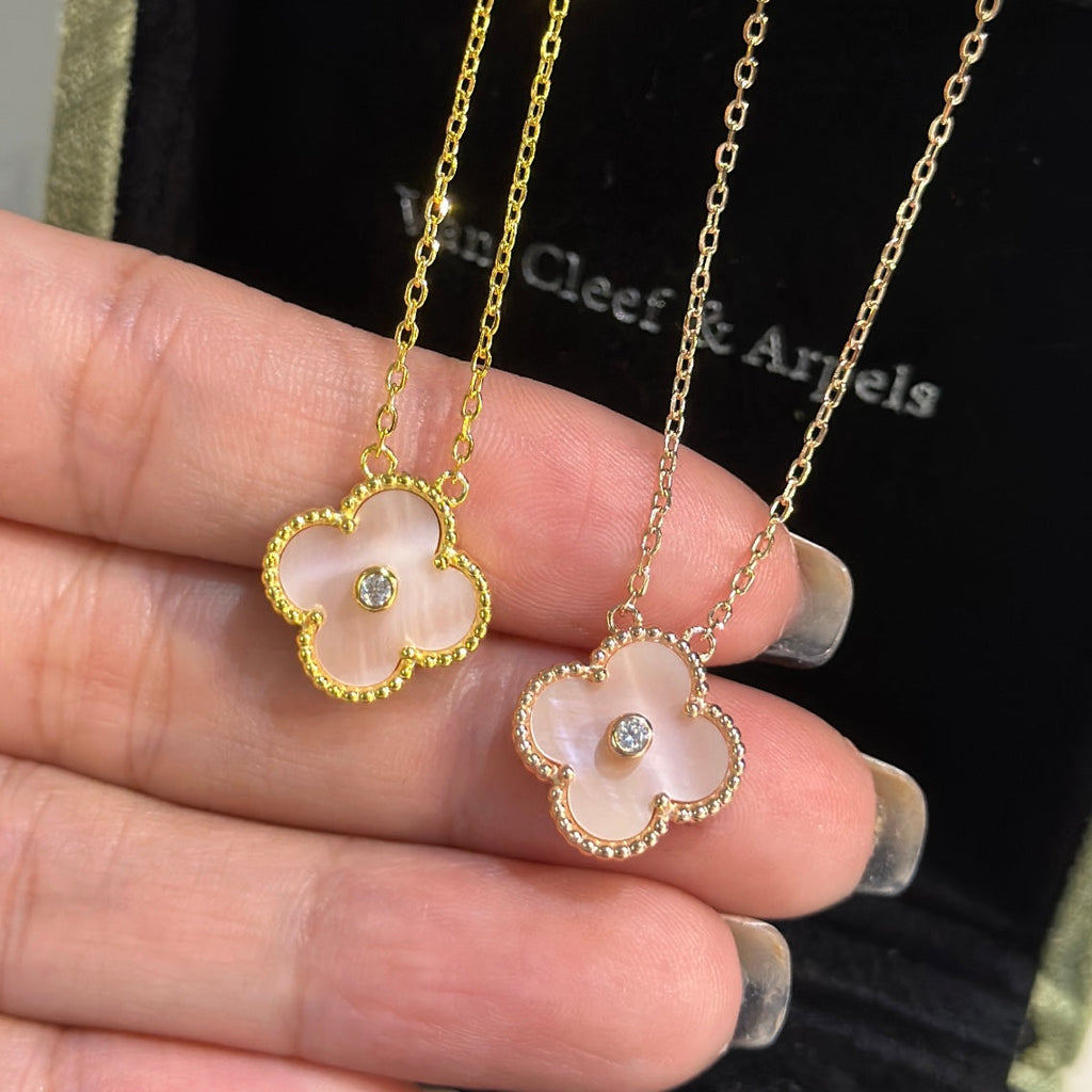 18K Van Cleef & Arpels Sweet Alhambra Clover Necklace