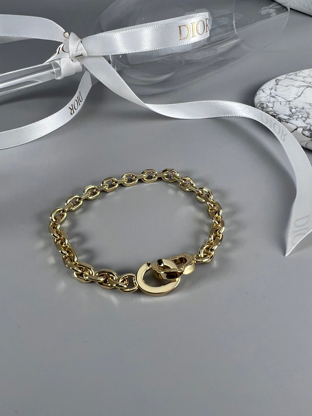 18K Dior Lock Bracelet