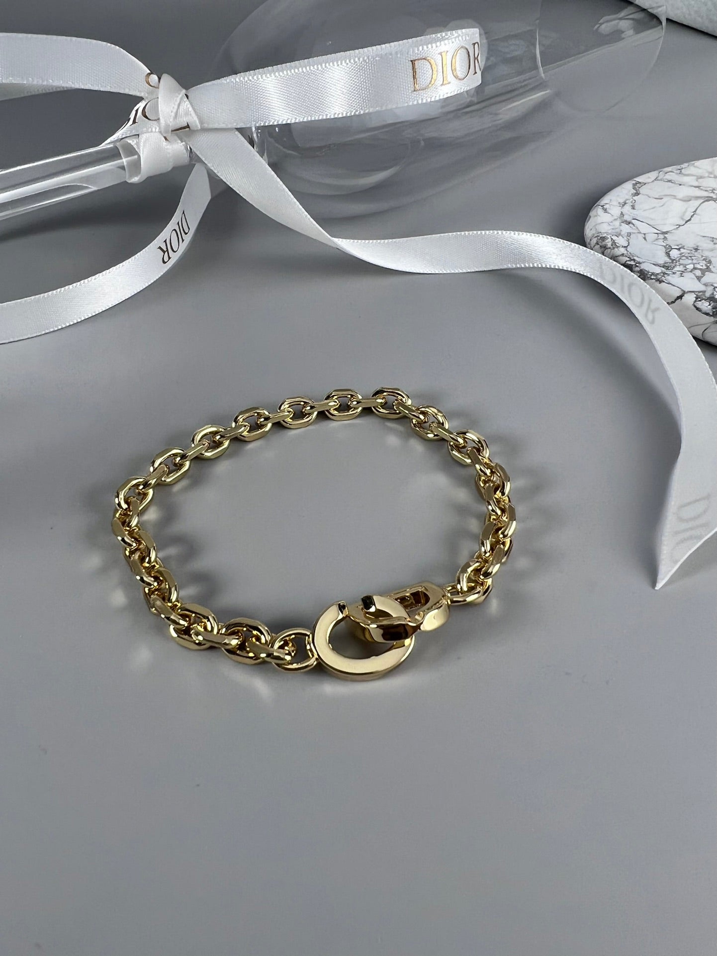 18K Dior Lock Bracelet