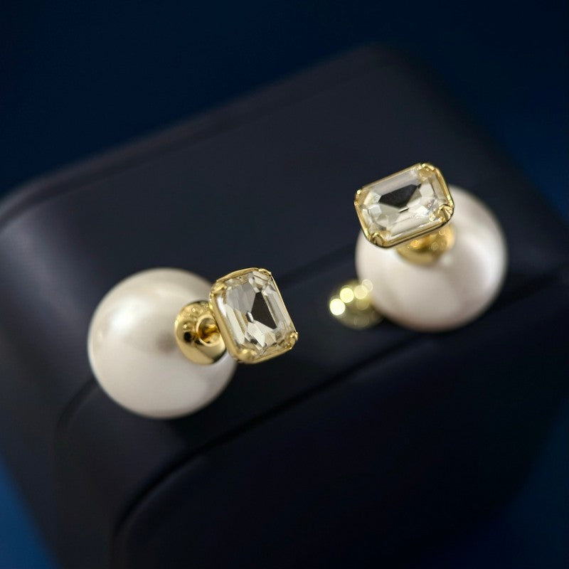 18K Dior Tribales Pearl Earrings