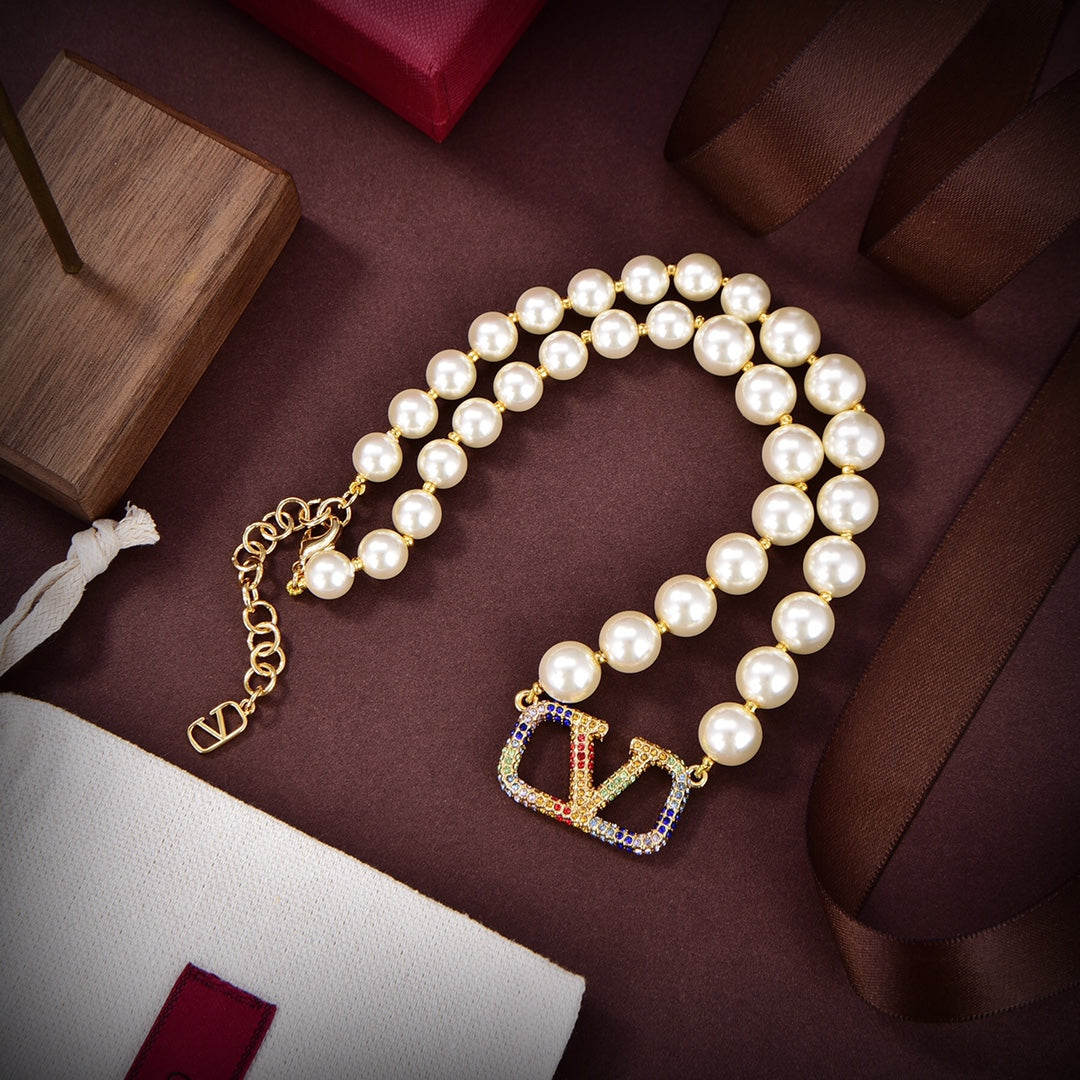 18K Valentino Garavani VLogo Signature Necklace