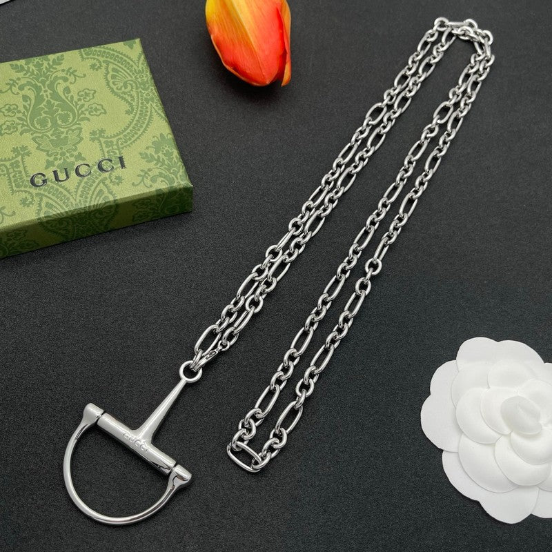 18K Gucci Gold Chain Link Necklace