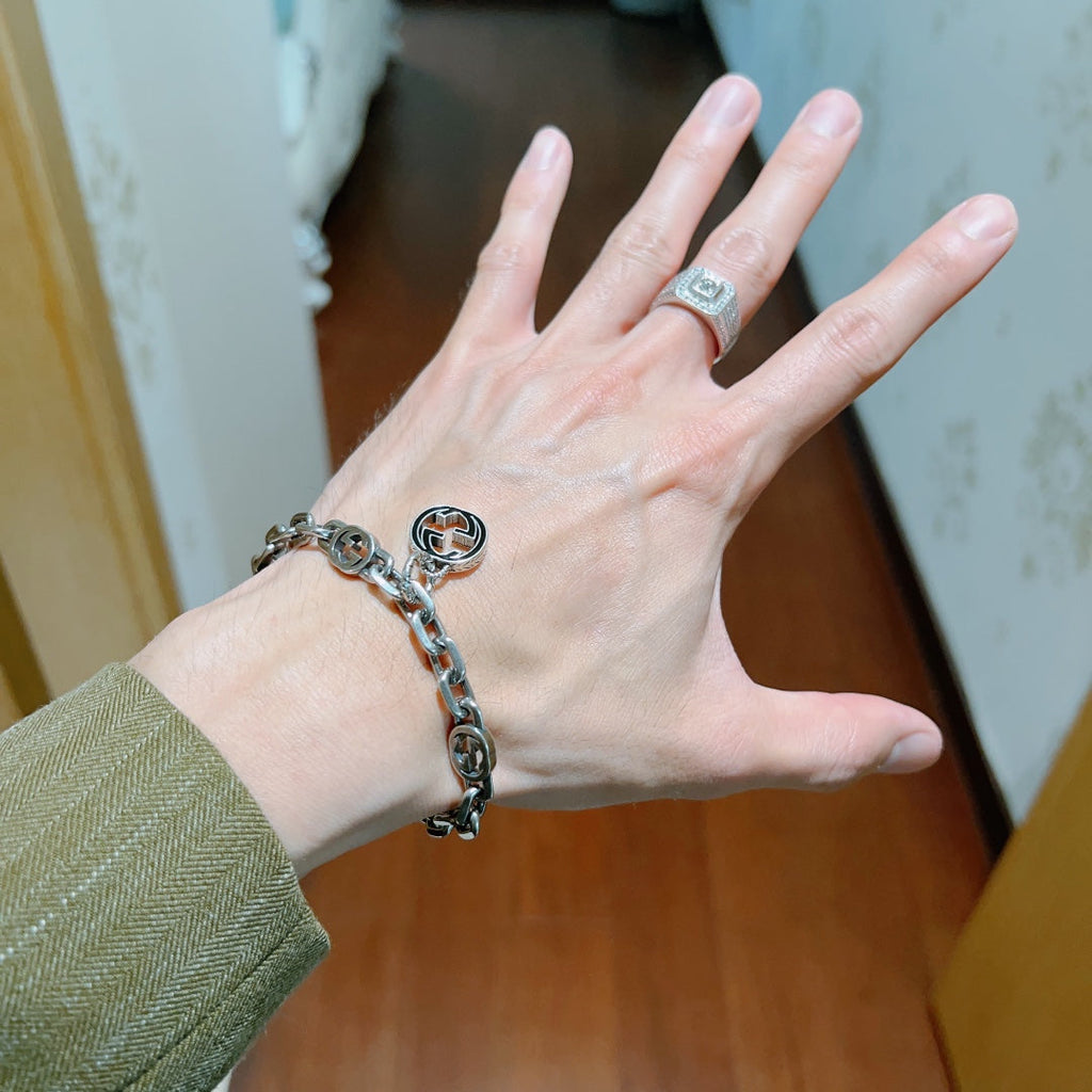 Gucci Interlocking G Pendant Bracelet