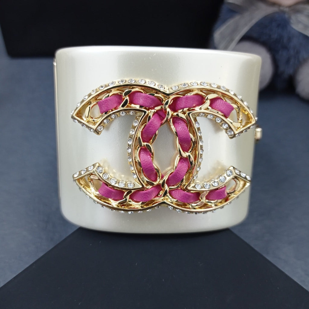 18K Chanel Pink Crystals Bracelet