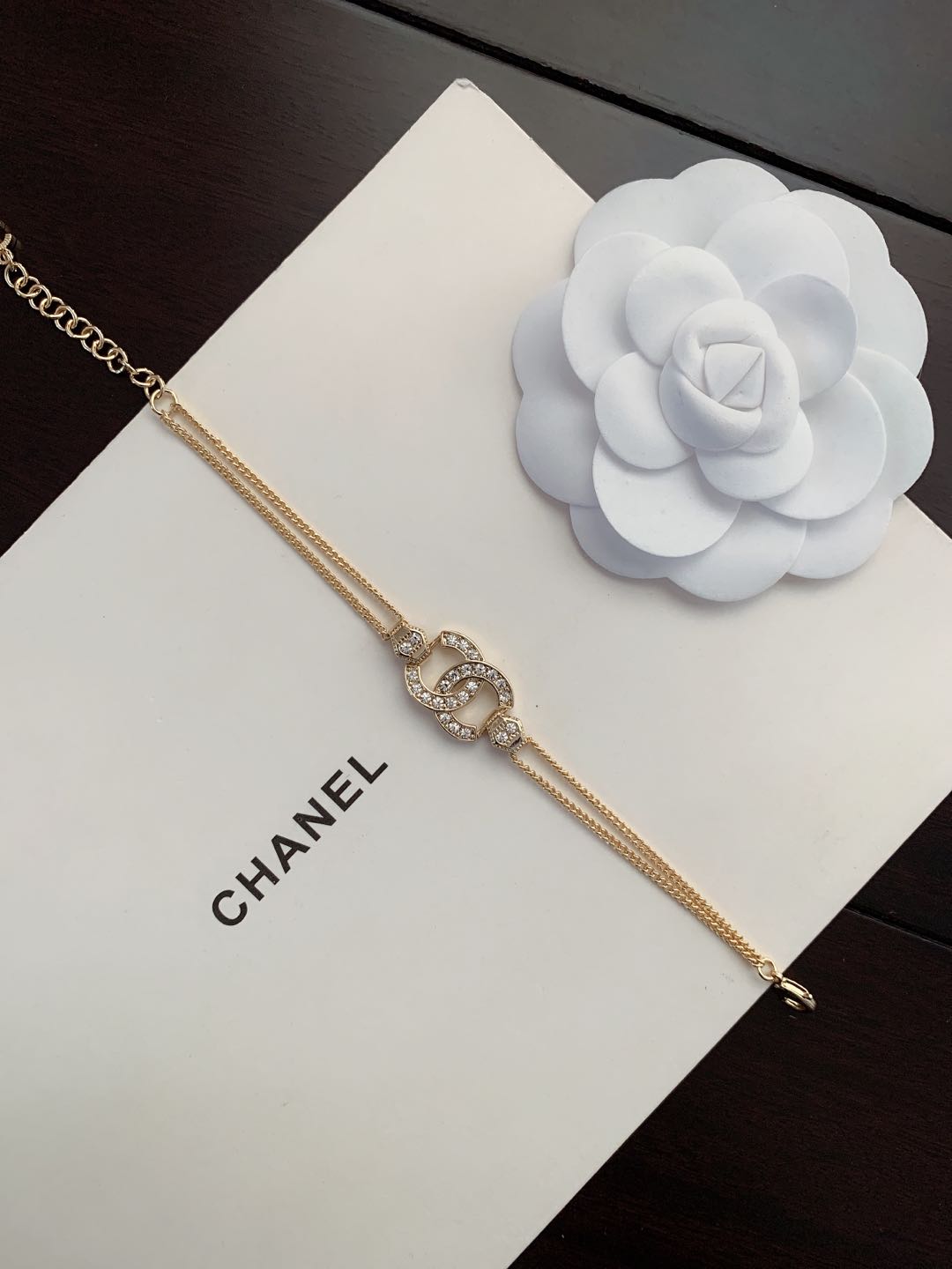 18K Chanel Crystals Bracelet
