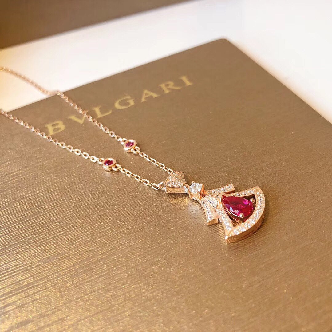 18K BVLGARI Divas' Dream Diamond Necklace