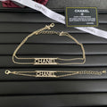 18K Chanel Letter Diamond Bracelet