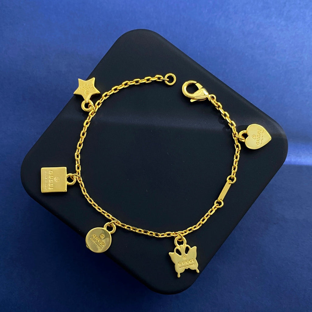 18K Gucci Letter Bracelet