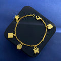 18K Gucci Letter Bracelet