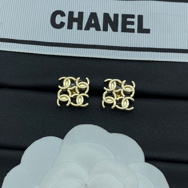 18K Chanel 24C Earrings