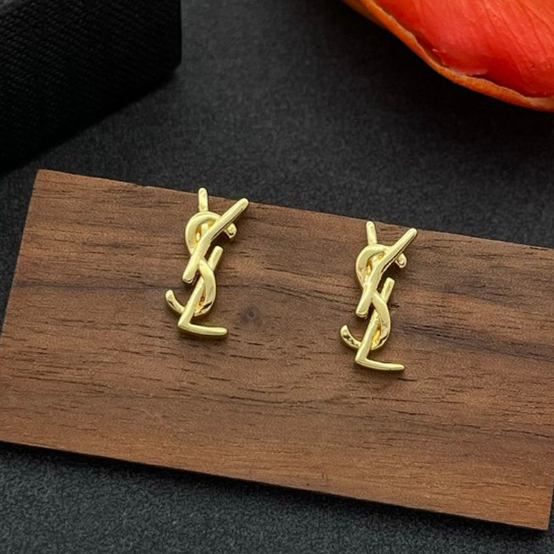 18K YSL Gold Earrings