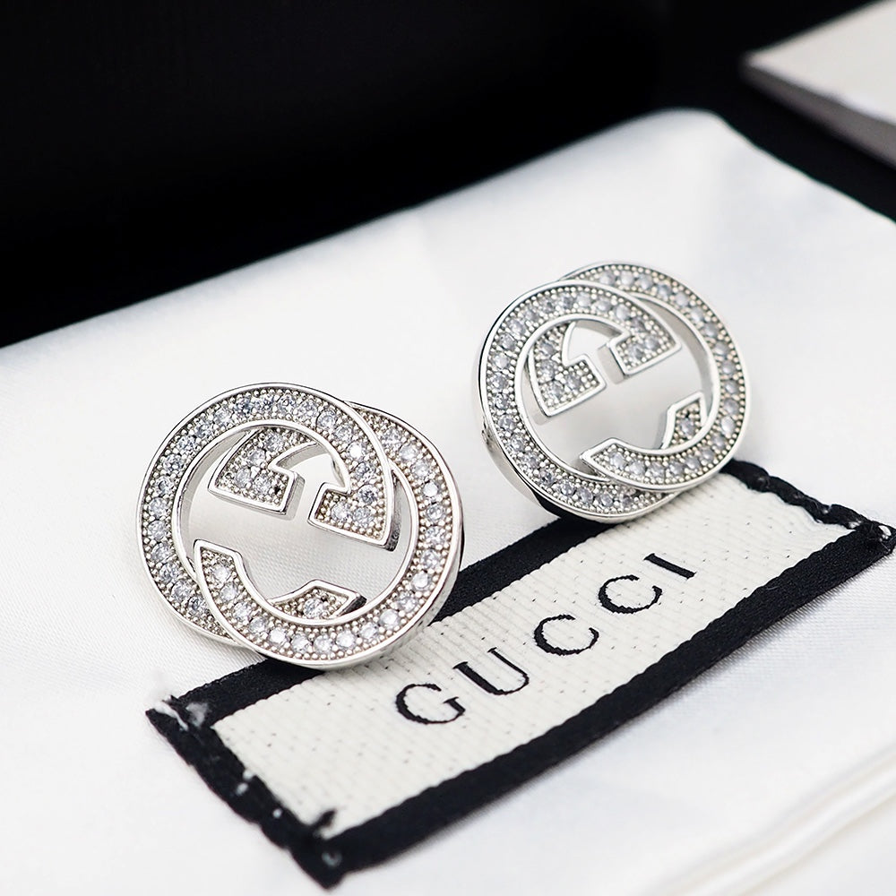 18K Gucci Diamonds Earrings