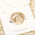 18K Chanel Chain Ring