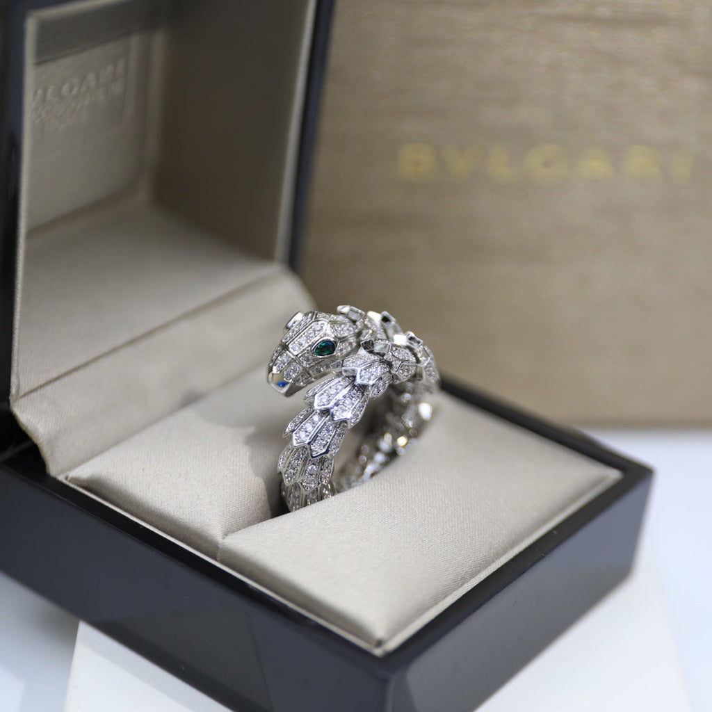18K BVLGARI BV Serpenti Tubolari Ring