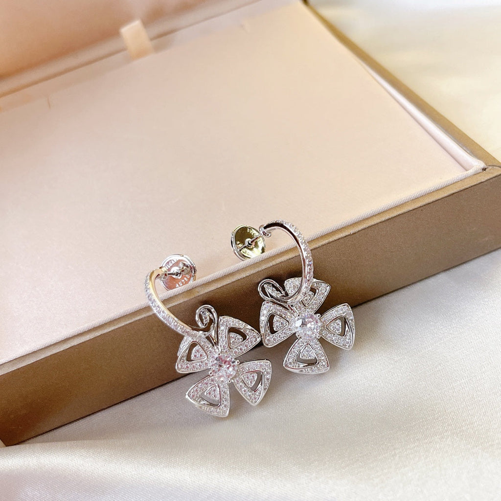 18K BVLGARI BV Fiorever Earrings