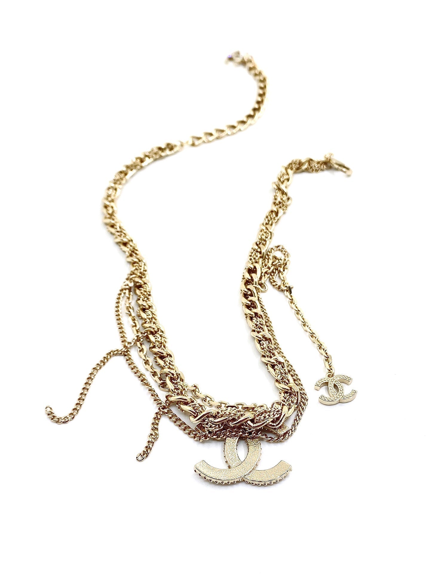 18K Chanel Crystals Choker Necklace