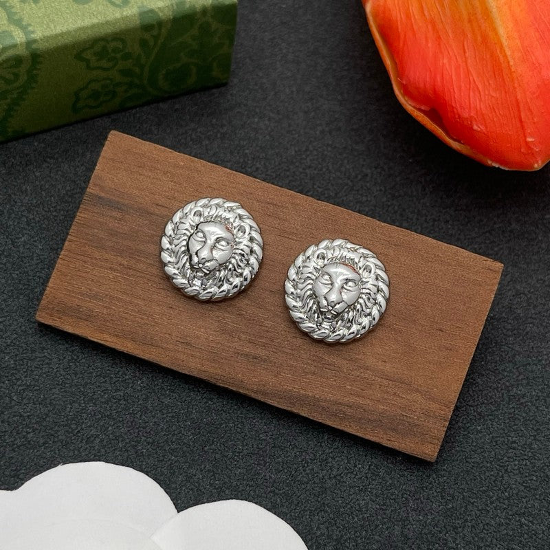 18K Gucci Lion Earrings