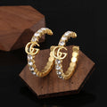 18K Gucci Color Crystal Earrings
