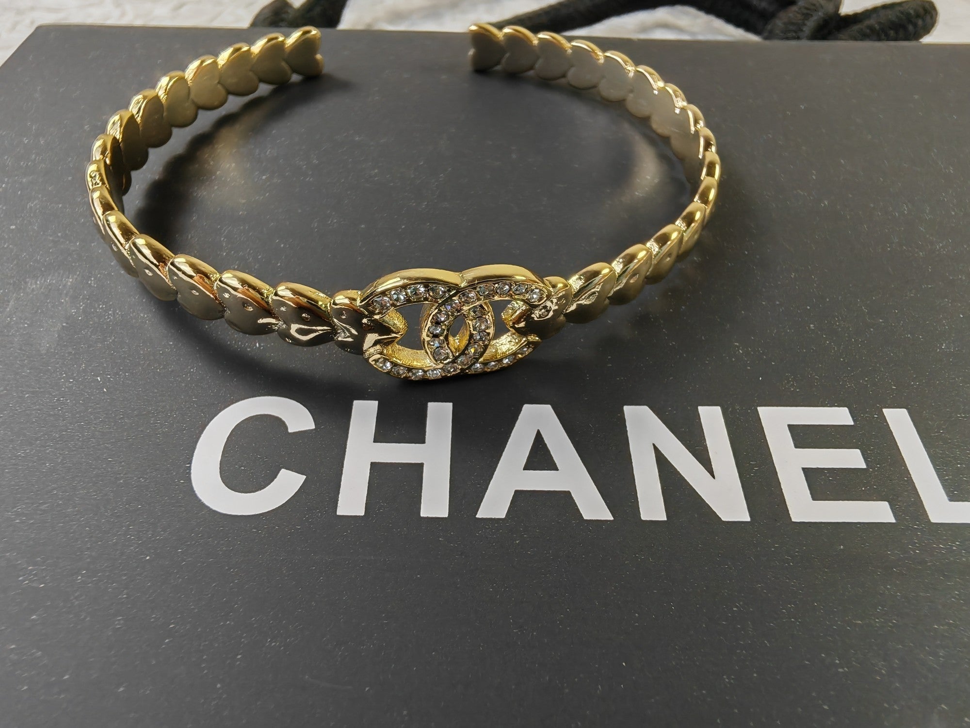 18K Chanel Diamonds Cuff Bracelet