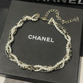 18K Chanel Pearls Gold Necklace