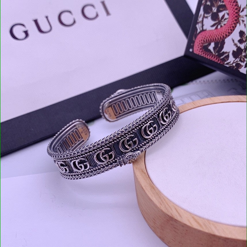 Gucci Snake Wide Bracelet