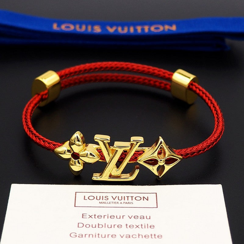 18K Louis Vuitton Monogram Red Gold Bracelet