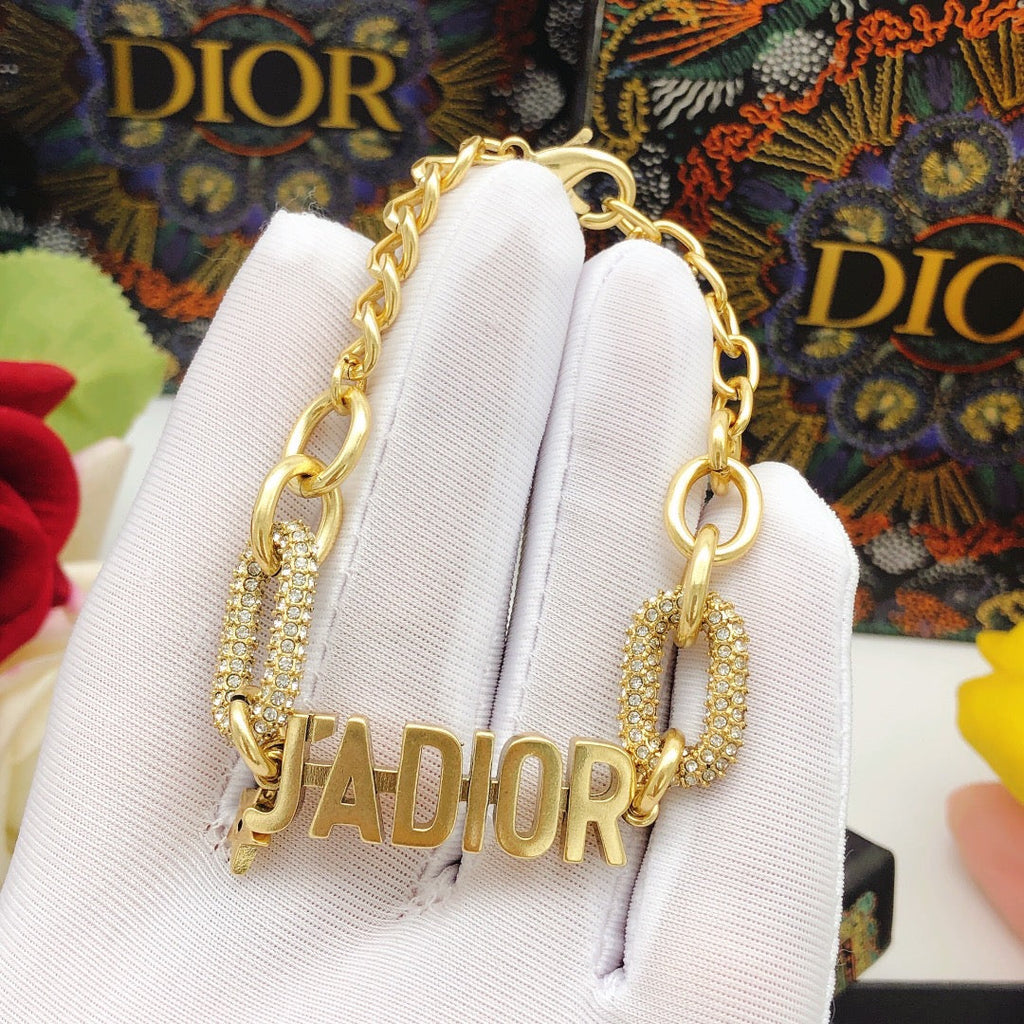 18K Dior J'adior Chain Link Bracelet