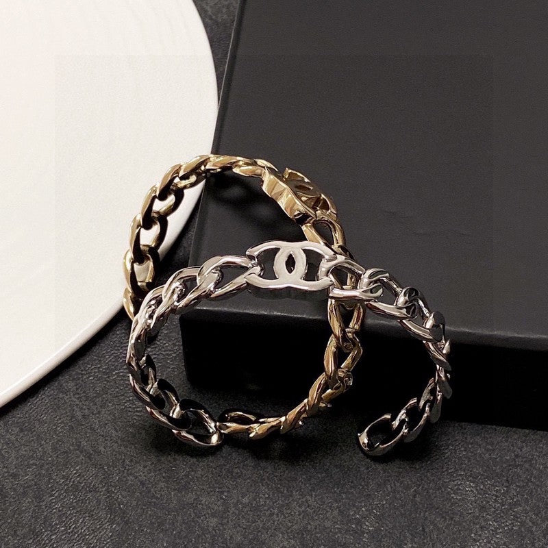 18K Chanel Open Cuff Bracelet