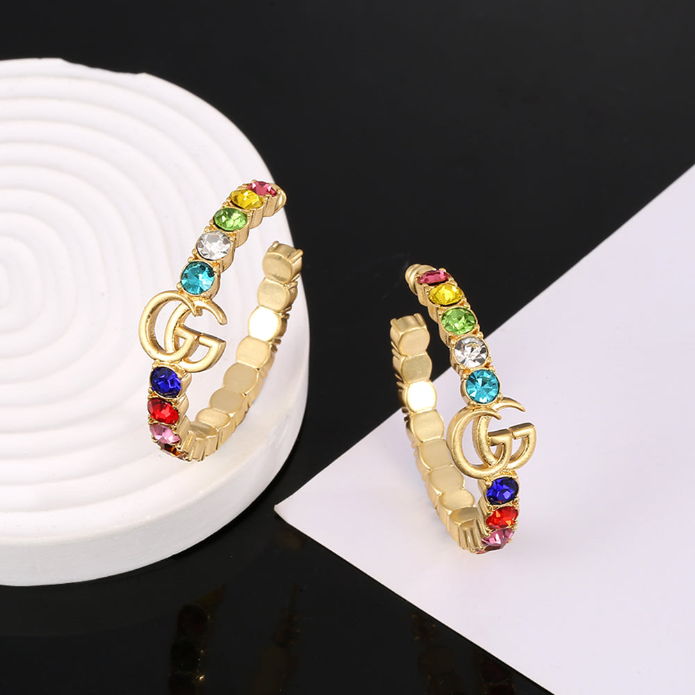 18K Gucci Circle Earrings