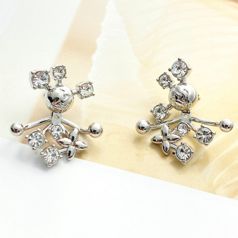 18K Louis Vuitton Diamond Earrings